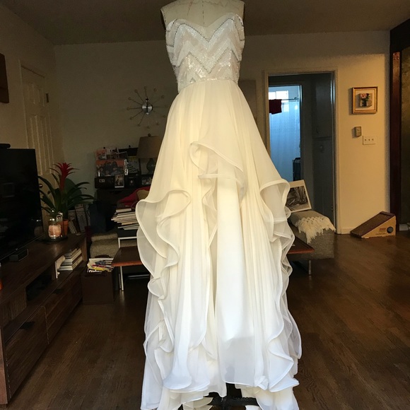 hayley paige Dresses & Skirts - SOLD Hayley Paige Charlie Designer Sequin Gown